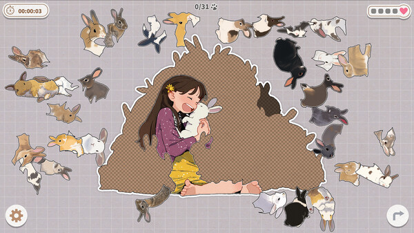 挤在一起的兔兔/Bunnies Huddled Together-集游星软件站-专注优质游戏软件下载