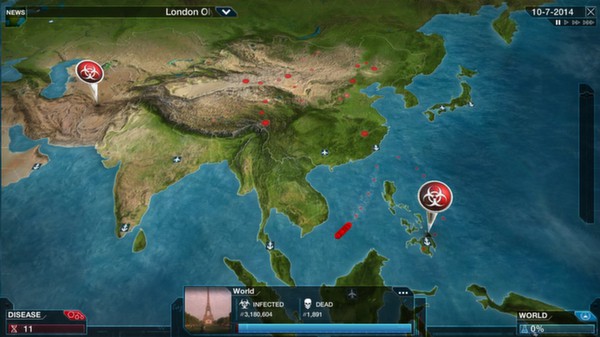 图片[3]-瘟疫公司物竞天择/瘟疫公司进化/Plague Inc: Evolved-集游星软件站-专注优质游戏软件下载